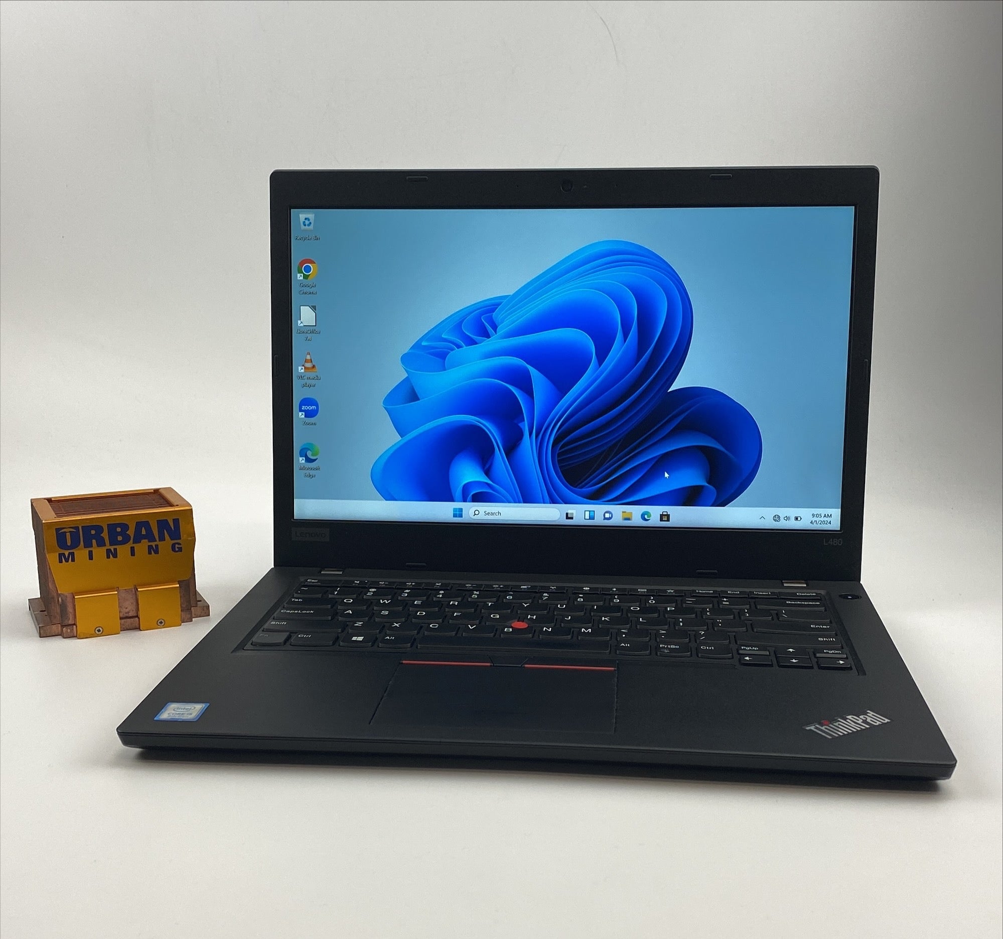 Lenovo ThinkPad L480 Processors: Core i5 8th Gen 1.60GHz 8250U 8GB 250GB SSD Windows 11 Pro Touchscreen