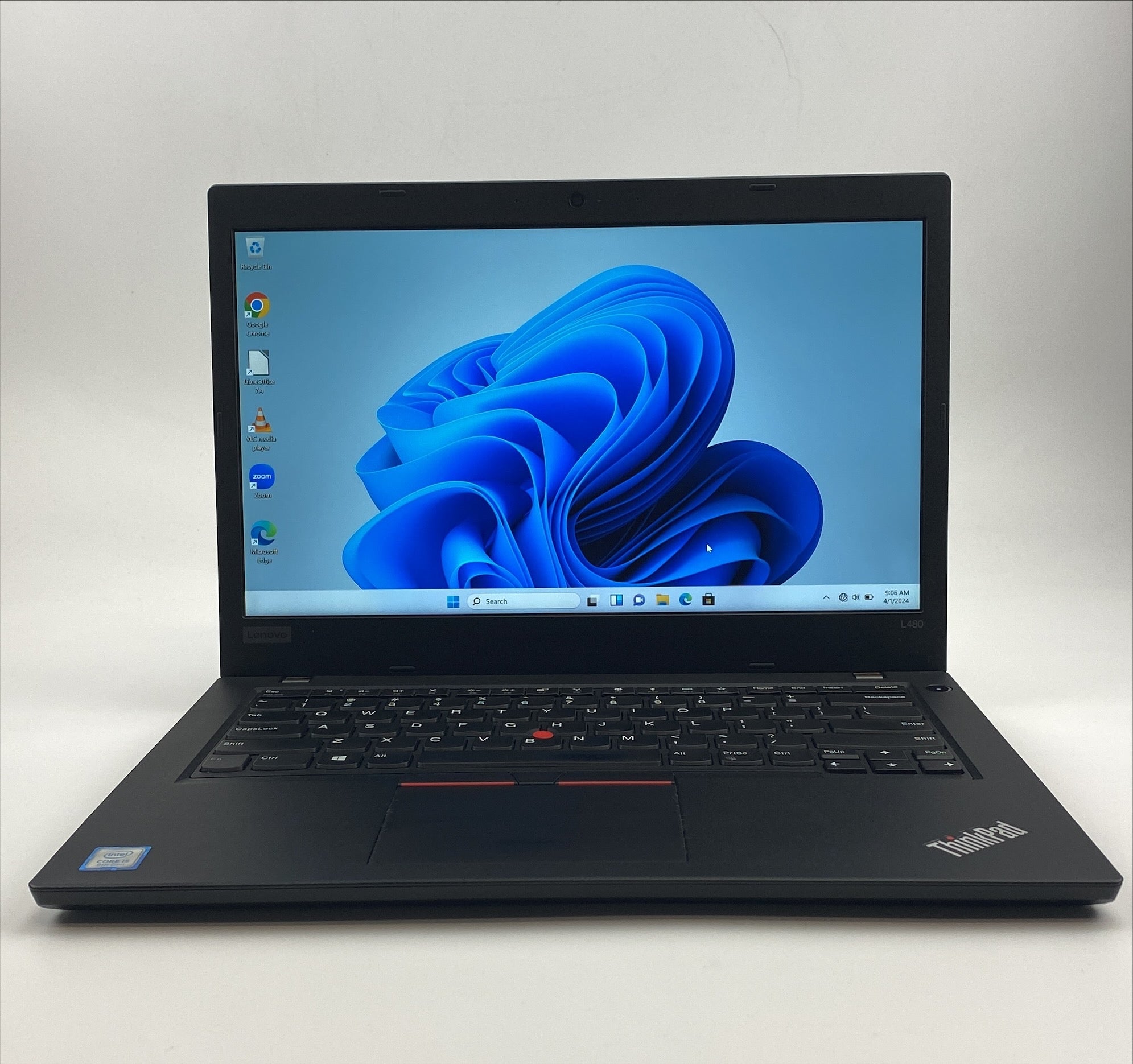Lenovo ThinkPad L480 Processors: Core i5 8th Gen 1.60GHz 8250U 8GB 250GB SSD Windows 11 Pro Touchscreen