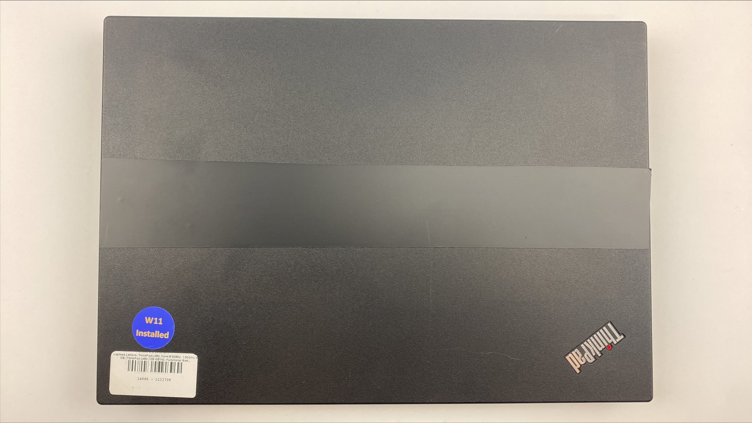 ThinkPad L480 TP00096A Core i5 8th Gen 1.60GHz 8250U 1.6 GHz 8GB 120GB SSD B