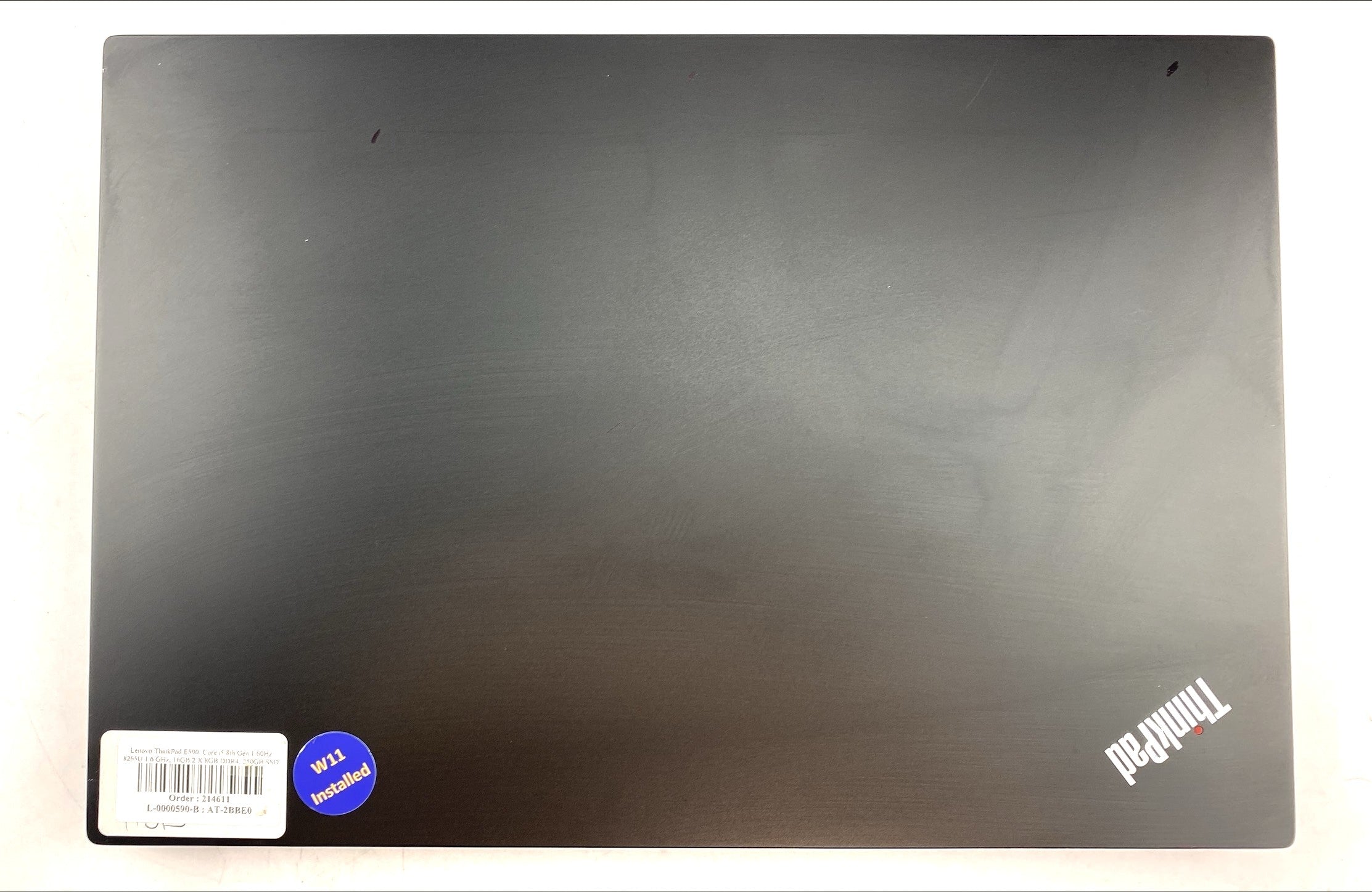 Lenovo ThinkPad E590 Processors: Core i5 8th Gen 1.60Hz 8265U 16GB 250GB SSD Win 11 Pro