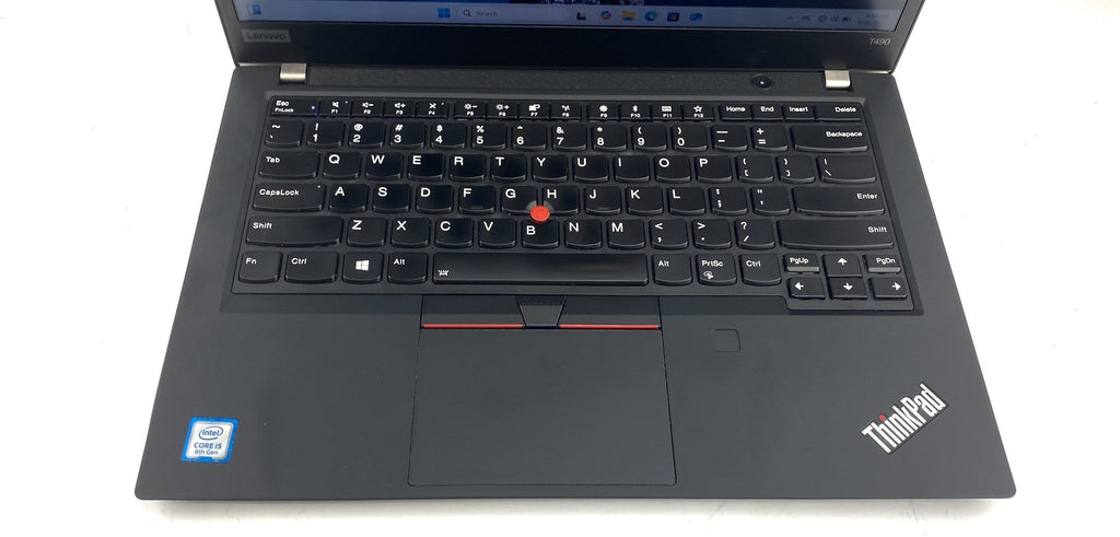 Lenovo ThinkPad T490 Processors: Core i5 8th Gen 1.60Hz 8265U 24GB 500GB SSD Win 11 Pro